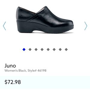 Juno Black Non-Slip Clogs